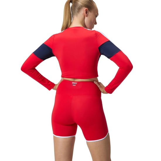 Speedo - Badeshorts für Damen, Gebunden (Rot) - Image 2