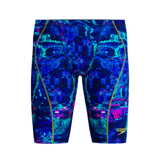 Speedo - "Fastskin Hyperspark" Jammer-Shorts für Herren (Blau/Pink) - Image 1