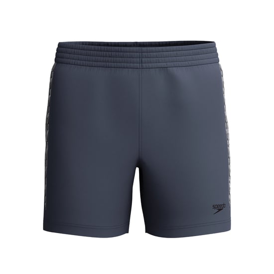 Speedo - "Hyperboom" Badeshorts für Herren, Stripes (Grau) - Image 1