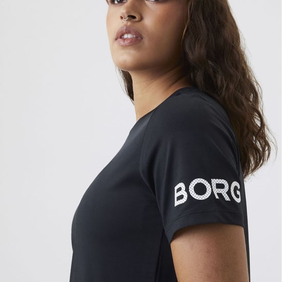 Björn Borg - Ladies Classic Training Short Sleeve T-Shirt - Schwarz - Image 4