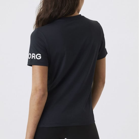 Björn Borg - Ladies Classic Training Short Sleeve T-Shirt - Schwarz - Image 5