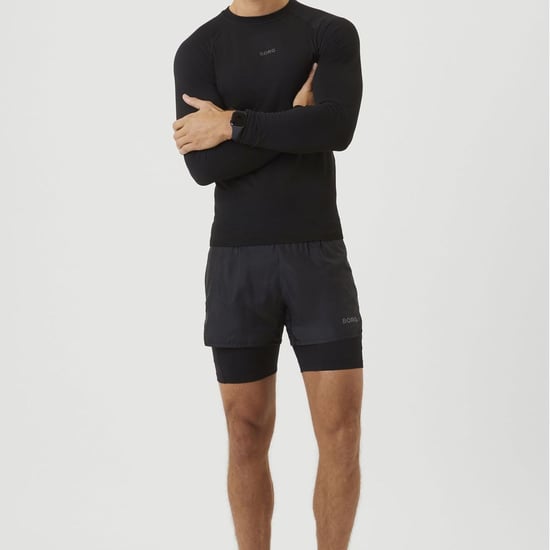 Björn Borg - Mens Seamless Running Langarm T-Shirt- Schwarz - Image 4