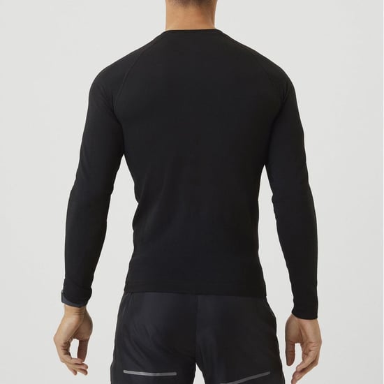 Björn Borg - Mens Seamless Running Langarm T-Shirt- Schwarz - Image 5