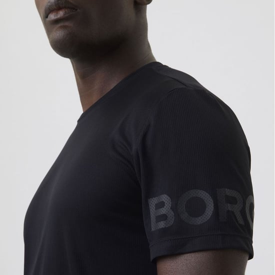 Björn Borg - Mens Light Short Sleeve Training T-Shirt - Schwarz - Image 4