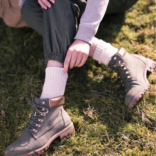 Damen Wollstiefelsocken | Jeep | Cable Knit Socken für Frauen, dicke gerippte Stricksocken für Outdoor und Freizeit - Charcoal / Cream - Image 4