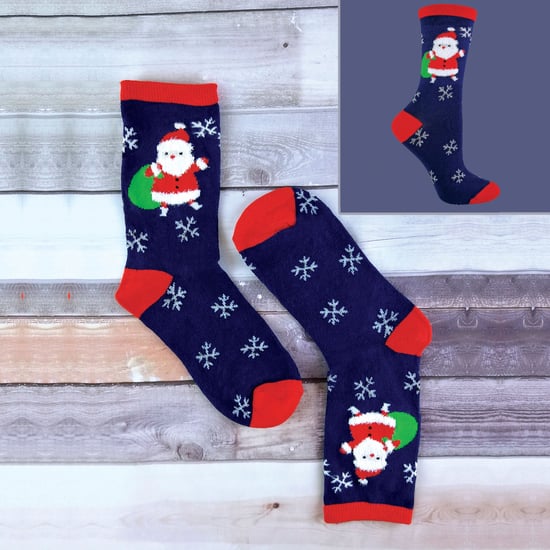 Kinder/Kinder 4 Pack dünne Baumwolle Rich Xmas Weihnachten Socken 3 Größen - Image 5