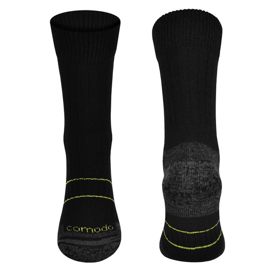 Atmungsaktive Woll-Arbeitssocken | Comodo | Dicke Hochleistungs-Stiefelsocken - Schwarz - Image 4