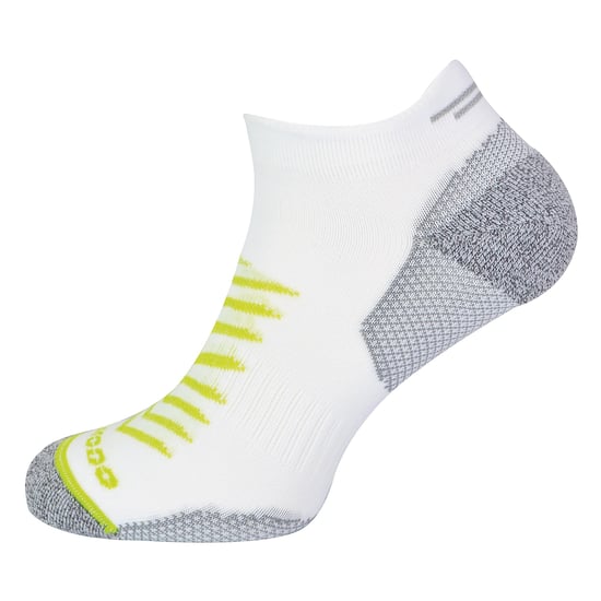 Comodo - Hi Viz Running Socken | Leichte Anti-Blasen-Sport-Socken - Weiß-Limette - Image 3