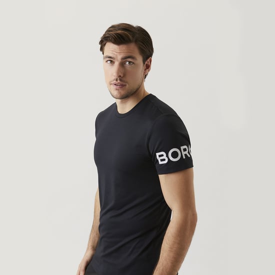 Björn Borg - Herren-Hochleistungs-T-Shirt mit kurzen Ärmeln - Schwarz - Image 3