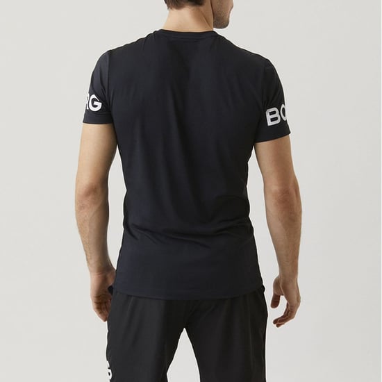 Björn Borg - Herren-Hochleistungs-T-Shirt mit kurzen Ärmeln - Schwarz - Image 4