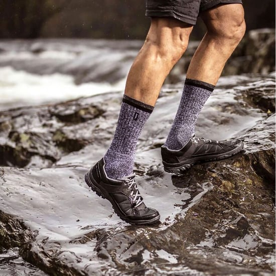 Herren Walking Boot Socken | Jeep Luxury Terrain Socken | Atmungsaktiv gerippt Design Freizeit Socken, Ideal für Wandern und Walking - Braun / Erde - Image 3