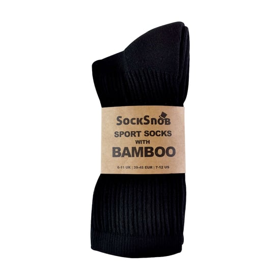 Socken Snob - 6 Pack Herren Bambus Bio-Baumwolle laufen Sport Socken - Image 2