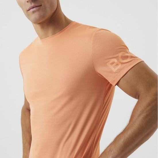 Björn Borg - Mens Light Kurzarm-Trainings-T-Shirt - Orange - Image 4