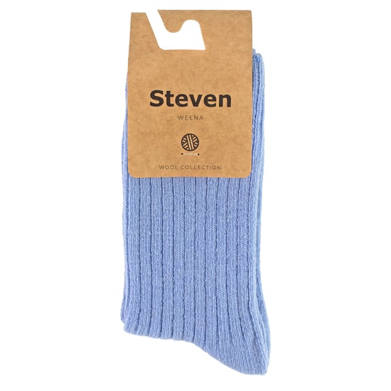 Damen-Kleidsocken aus Wolle | Steven | Atmungsaktive warme Socken für Damen, Blau - Image 2