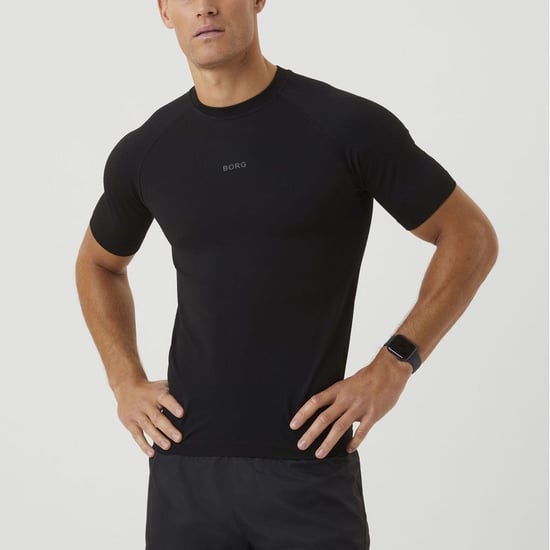 Björn Borg - Mens Short Sleeve Seamless Running T-Shirt - Schwarz - Image 3