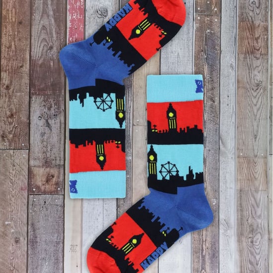 London Landmark Socken | Happy Socks | Geschenk-Socken - Blau - Image 5