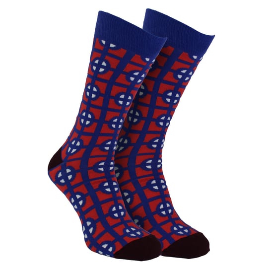 HS von Happy Socks - Herren 3er-Pack klassische Struktur-Anzugsocken - Target (Blau) - Image 4