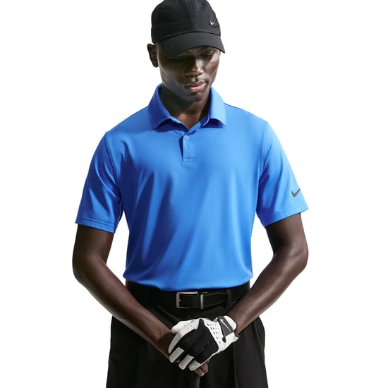 Nike - "Velocity" Poloshirt für Herren (Blau/Schwarz) - Image 1