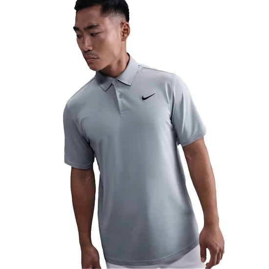 Nike - "Good" Poloshirt für Herren, Dri-FIT (Wolfsgrau/Weiß) - Image 3