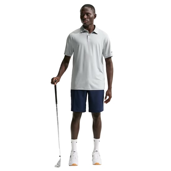 Nike - "Velocity" Poloshirt für Herren (Wolfsgrau/Weiß) - Image 4
