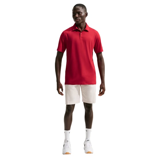 Nike - "Velocity" Poloshirt für Herren (Rot/Schwarz) - Image 4