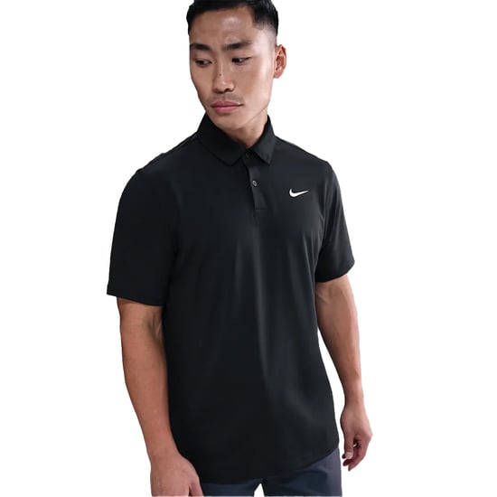 Nike - "Good" Poloshirt für Herren, Dri-FIT (Schwarz/Weiß) - Image 3
