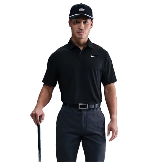Nike - "Good" Poloshirt für Herren, Dri-FIT (Schwarz/Weiß) - Image 4
