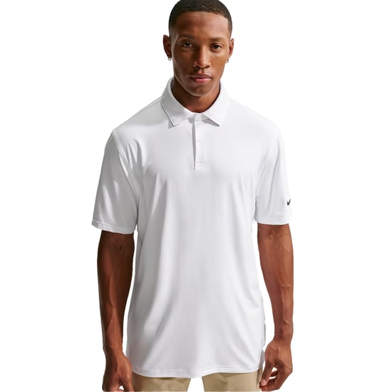 Nike - "Velocity" Poloshirt für Herren (Weiß/Schwarz) - Image 1