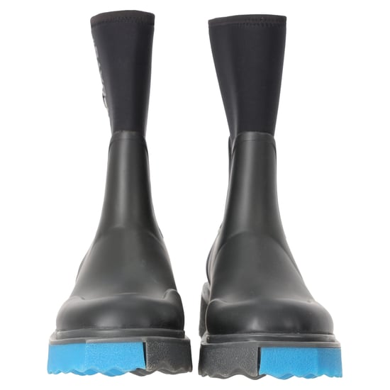 Off-White Gummistiefel aus schwarzem Gummi - Image 3