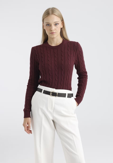 Pullover Rundhalspullover - Image 1