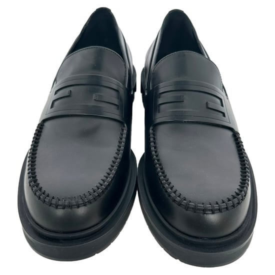 Fendi Frame Slipper aus schwarzem Kalbsleder - Image 2