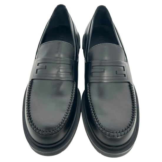 Fendi Frame Slipper aus schwarzem Kalbsleder - Image 4