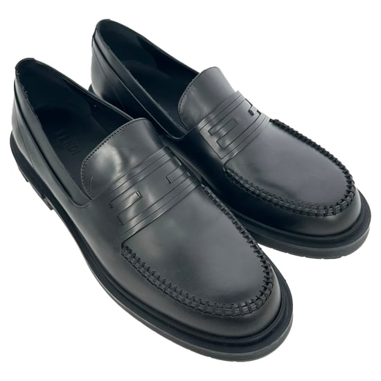 Fendi Frame Slipper aus schwarzem Kalbsleder - Image 6