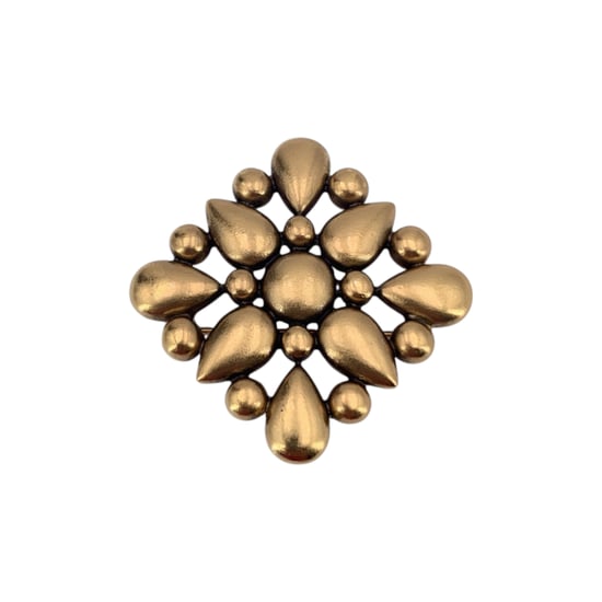 Vintage-Brosche aus Metall von Yves Saint Laurent, tropfenförmig - Image 1