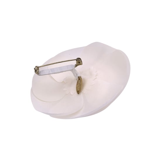 Chanel Vintage Stoffbrosche Kamelie - Image 4