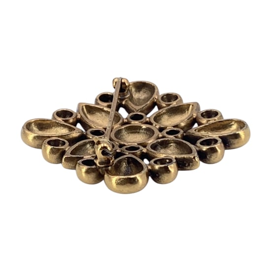 Vintage-Brosche aus Metall von Yves Saint Laurent, tropfenförmig - Image 4