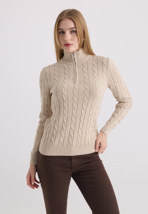 Pullover Pullover Mit Zopfmuster - Image 1
