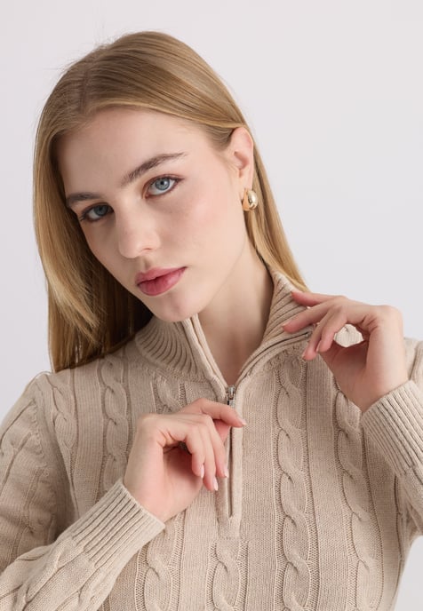 Pullover Pullover Mit Zopfmuster - Image 3
