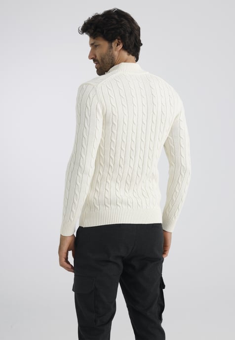 Pullover Pullover Mit Kurzem Reißverschluss - Image 3