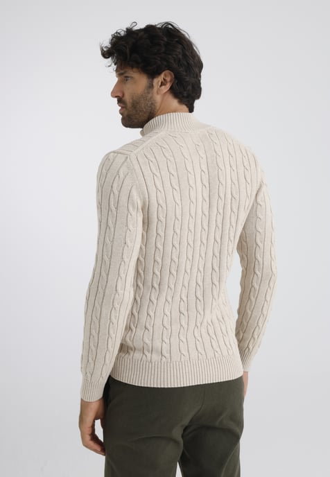 Pullover Pullover Mit Kurzem Reißverschluss - Image 3
