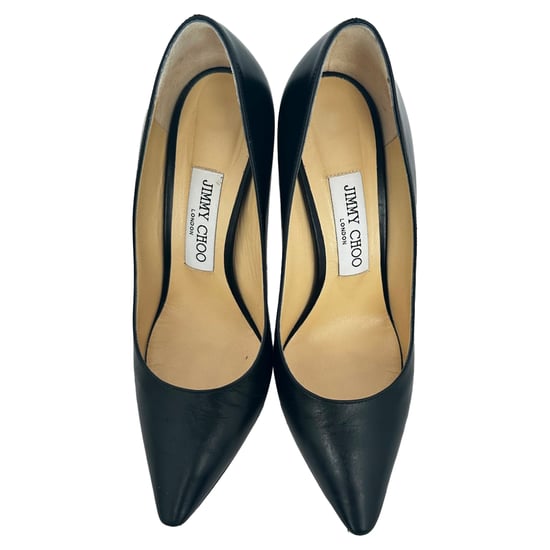 Jimmy Choo Romy 85 Pumps aus schwarzem Leder - Image 4