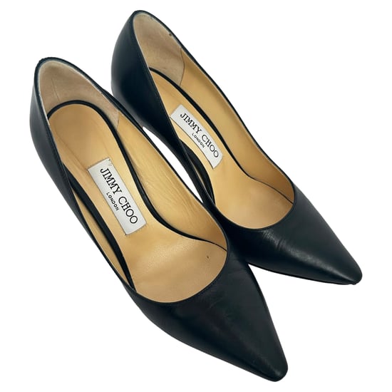 Jimmy Choo Romy 85 Pumps aus schwarzem Leder - Image 5