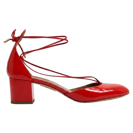 Aquazzura Alexa 50 Pumps aus rotem Lackleder - Image 1