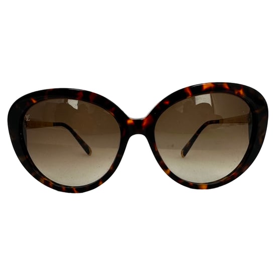 Louis Vuitton Z0596W Sonnenbrille in Schildpattoptik aus braunem Acetat - Image 2