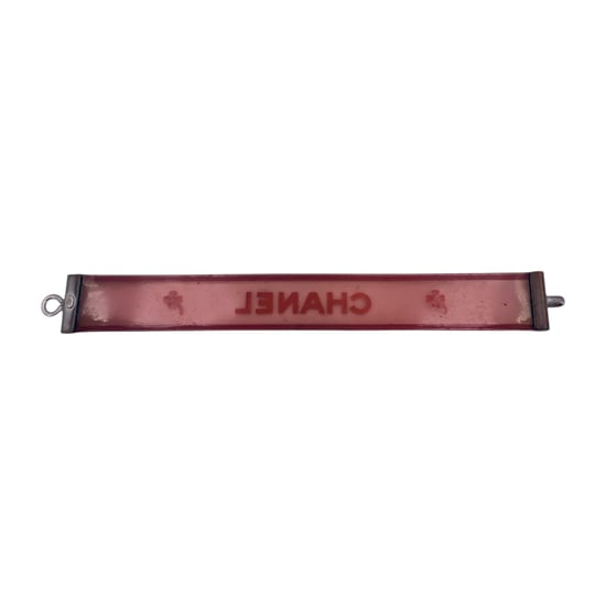 Chanel Kunststoffarmband mit Kleeblatt-Logo - Rosa - Image 2