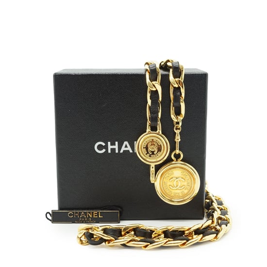 Chanel Vintage Metallgürtel CC - Image 3