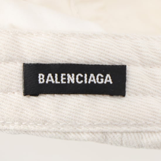 Balenciaga Paris bestickte Baseballkappe aus weißer Baumwolle - Image 6
