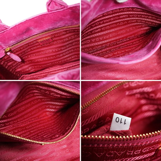 Prada Samt-Handtaschen-Cahier - Image 6