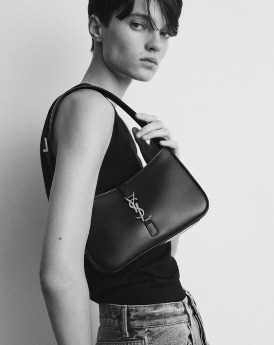 Saint Laurent Le 5 à 7 Hobo Tasche aus Leder - Image 5