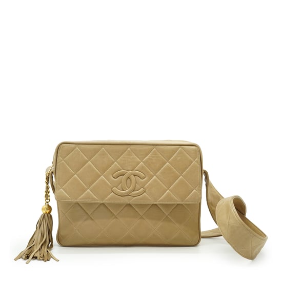 Chanel Vintage Leder-Schultertasche Kamera - Image 1